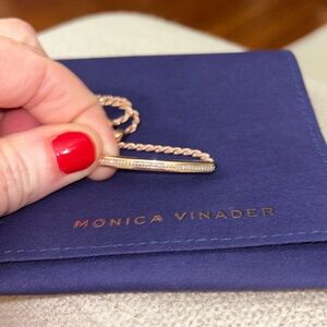 Brand new rose gold diamond bar bracelet